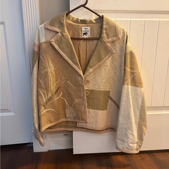 Patchwork Beige Jacket - Picture 2 of 5